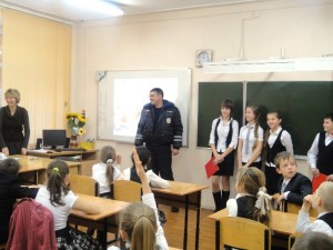 Белореченск, урок ГИБДД