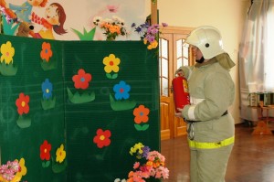 Белореченск, «Теремок» прошло развлечение для детей средней группы по пожарной безопасности