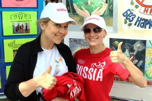 Участники фестиваля "Мы живем в России"