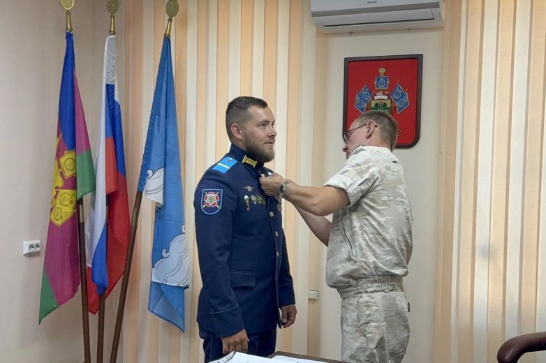 Казак Белореченского РКО Александр Рогов награждён медалью «За спасение погибавших»
